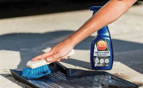 Cleaning mats has never been so efficient with electric blue magic mat cleaner